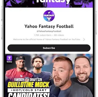 Yahoo Fantasy Football has a new home on YouTube. (Photo by Marvin Williams/Yahoo Sports)