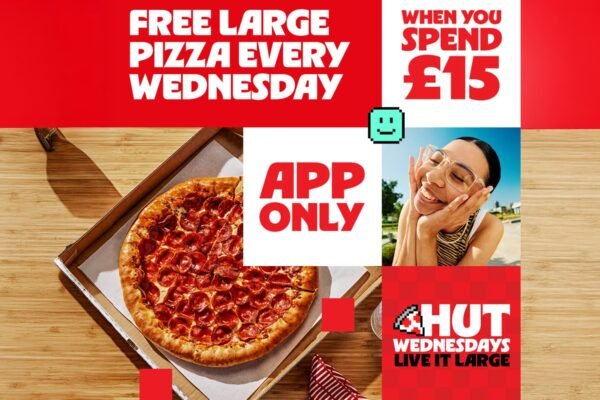 Pizza Hut Launches ‘Hut Wednesdays’ With Free Large Pizzas via App Orders