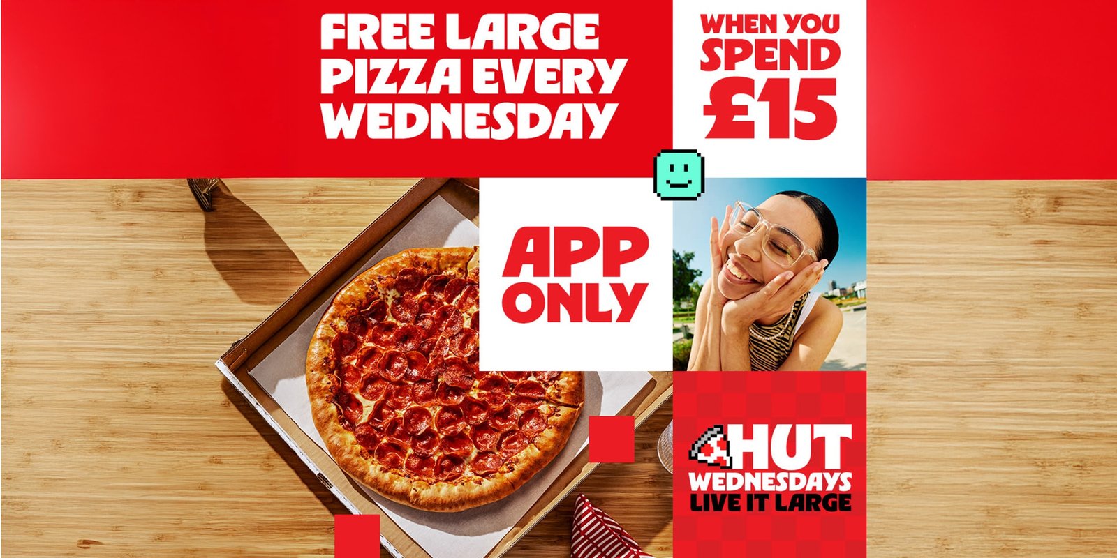 Pizza Hut Launches ‘Hut Wednesdays’ With Free Large Pizzas via App Orders